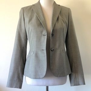 ANN TAYLOR BLAZER GREY SIZE 2